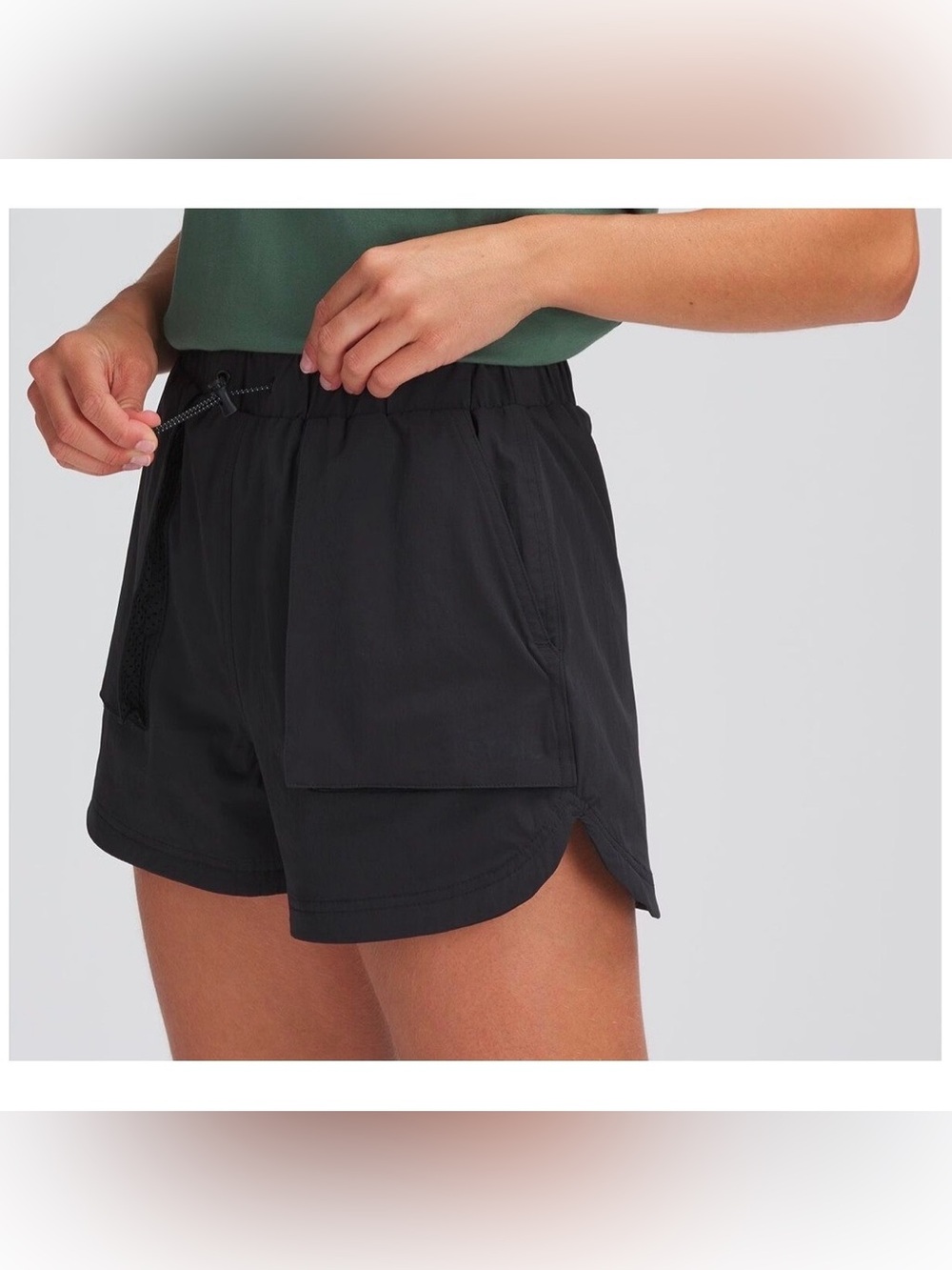 Stoic Desert Hiking Shorts Cargo Black Size Small